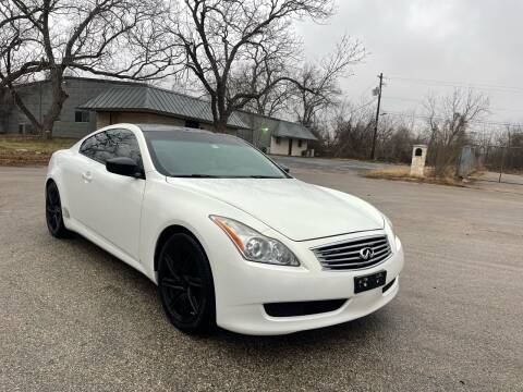 2009 Infiniti G37 Coupe for sale at Hatimi Auto LLC in Austin TX