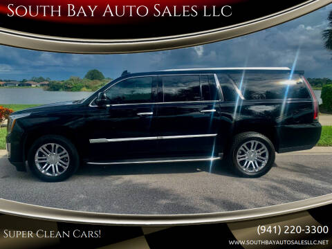 2018 Cadillac Escalade ESV for sale at South Bay Auto Sales llc in Nokomis FL