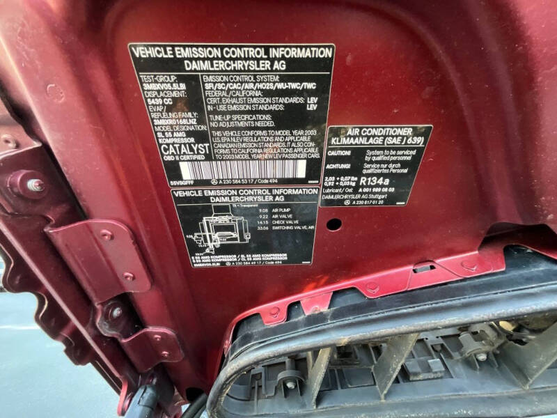 2003 Mercedes-Benz SL-Class SL 55 AMG