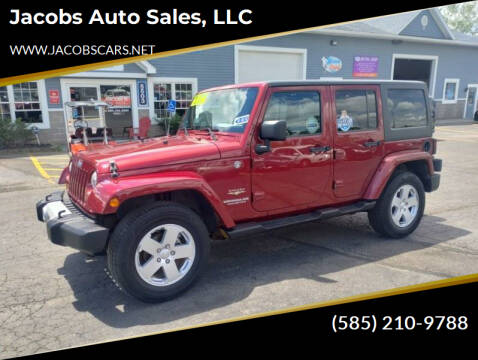 2012 Jeep Wrangler Unlimited for sale at Jacobs Auto Sales, LLC in Spencerport NY