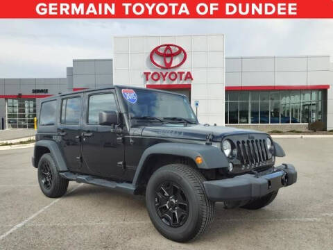 2015 Jeep Wrangler Unlimited for sale at GERMAIN TOYOTA OF DUNDEE in Dundee MI
