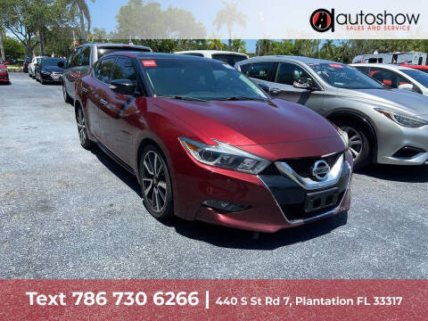 2017 Nissan Maxima for sale at AUTOSHOW SALES & SERVICE in Plantation FL