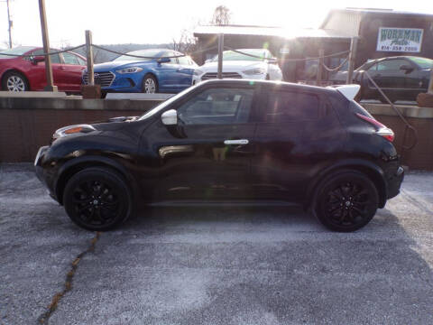 2017 Nissan JUKE for sale at WORKMAN AUTO INC in Bellefonte PA