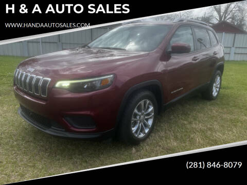 2021 Jeep Cherokee for sale at H & A AUTO SALES in Houston TX