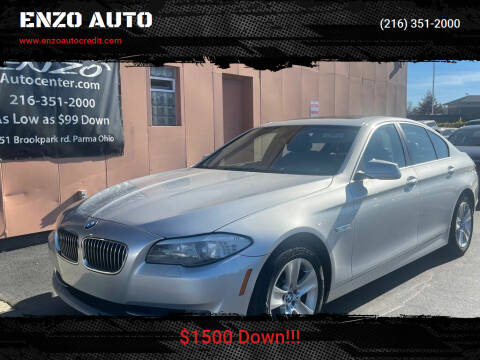 2013 BMW 5 Series for sale at ENZO AUTO in Parma OH
