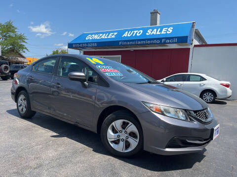 2014 Honda Civic for sale at Gonzalez Auto Sales in Joliet IL
