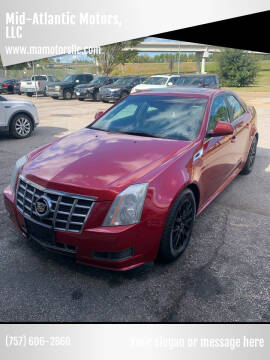 2012 Cadillac CTS for sale at Mid-Atlantic Motors, LLC in Portsmouth VA