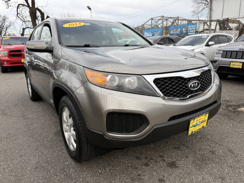 Used 2013 Kia Sorento LX with VIN 5XYKTDA64DG396993 for sale in Passaic, NJ