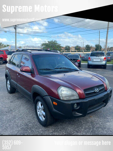 2005 Hyundai Tucson for sale at Supreme Motors in Leesburg FL