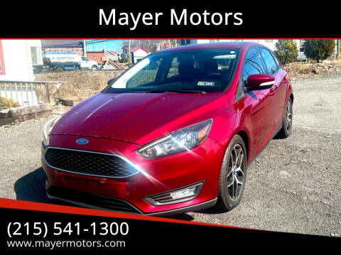 2017 Ford Focus for sale at Mayer Motors in Pennsburg PA