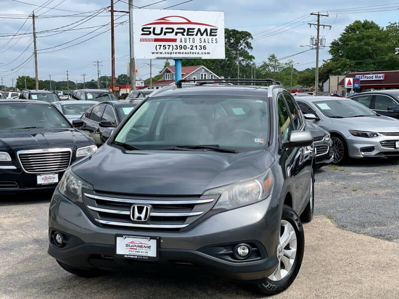 2013 Honda CR-V for sale at Supreme Auto Sales in Chesapeake VA