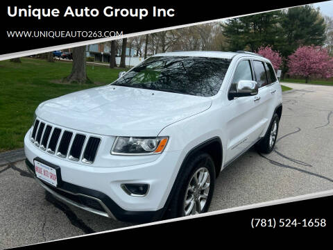 2014 Jeep Grand Cherokee for sale at Unique Auto Group Inc in Whitman MA