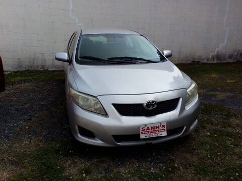 2009 Toyota Corolla for sale at Sann's Auto Sales in Baltimore MD