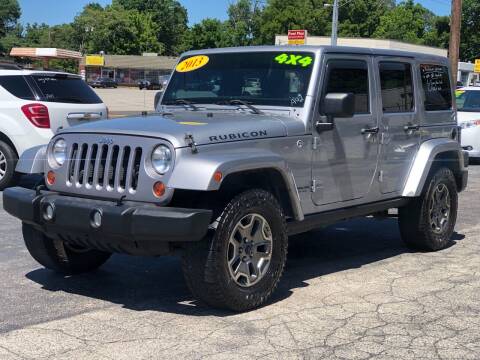 2013 Jeep Wrangler Unlimited for sale at Apex Knox Auto in Knoxville TN
