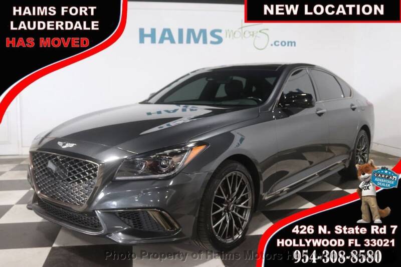 2018 Genesis G80 for sale at Haims Motors - Hollywood South in Hollywood FL