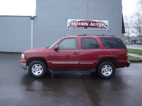 2004 Chevrolet Tahoe for sale at Motion Autos in Longview WA