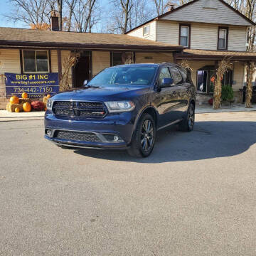 2018 Dodge Durango for sale at BIG #1 INC in Brownstown MI