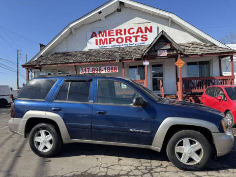 2002 Chevrolet TrailBlazer for sale at American Imports INC in Indianapolis IN