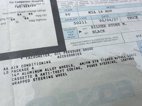 1990 Mazda MX-5 Miata