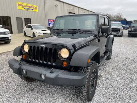 2010 Jeep Wrangler Unlimited for sale at Alpha Automotive in Odenville AL