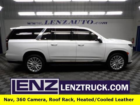 2023 Cadillac Escalade ESV for sale at LENZ TRUCK CENTER in Fond Du Lac WI