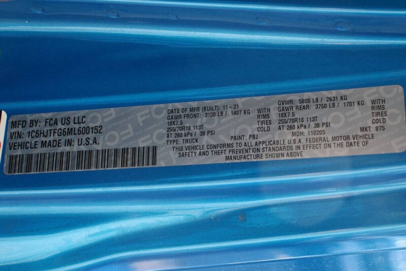 2021 Jeep Gladiator Overland