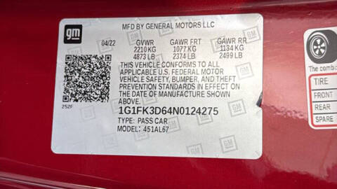 2022 Chevrolet Camaro ZL1