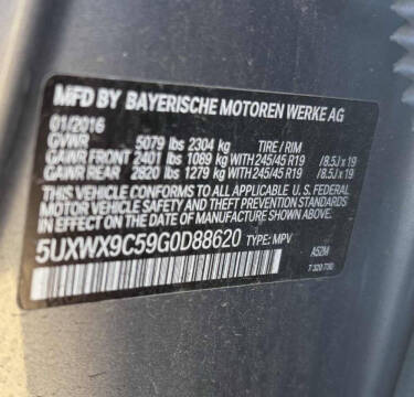 2016 BMW X3 xDrive28i