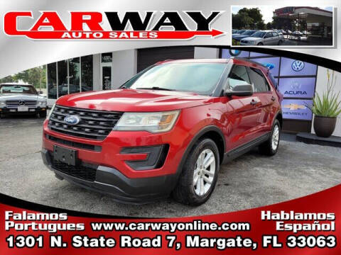 2016 Ford Explorer for sale at CARWAY Auto Sales in Margate FL