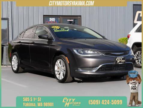 2016 Chrysler 200 for sale at City Motors of Yakima in Yakima WA