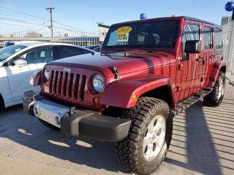 2013 Jeep Wrangler Unlimited for sale at Hugo Motors INC in El Paso TX
