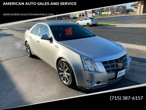 2008 Cadillac CTS for sale at AMERICAN AUTO SALES AND SERVICE in Marshfield WI