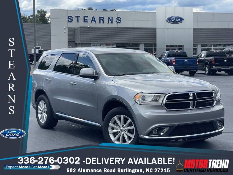 2020 Dodge Durango for sale at Stearns Ford in Burlington NC