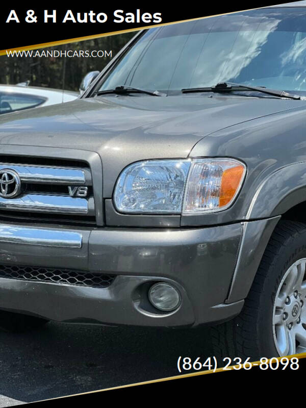 2005 Toyota Tundra for sale at A & H Auto Sales in Greenville SC