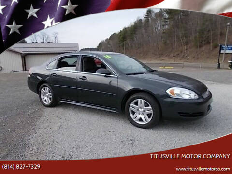 2014 Chevrolet Impala Limited for sale at Titusville Motor Company in Titusville PA