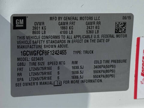 2015 Chevrolet Express 2500