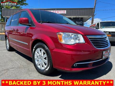 2014 Chrysler Town and Country for sale at CERTIFIED CAR CENTER in Fairfax VA
