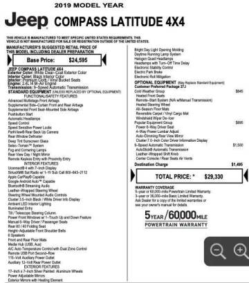 2019 Jeep Compass Latitude