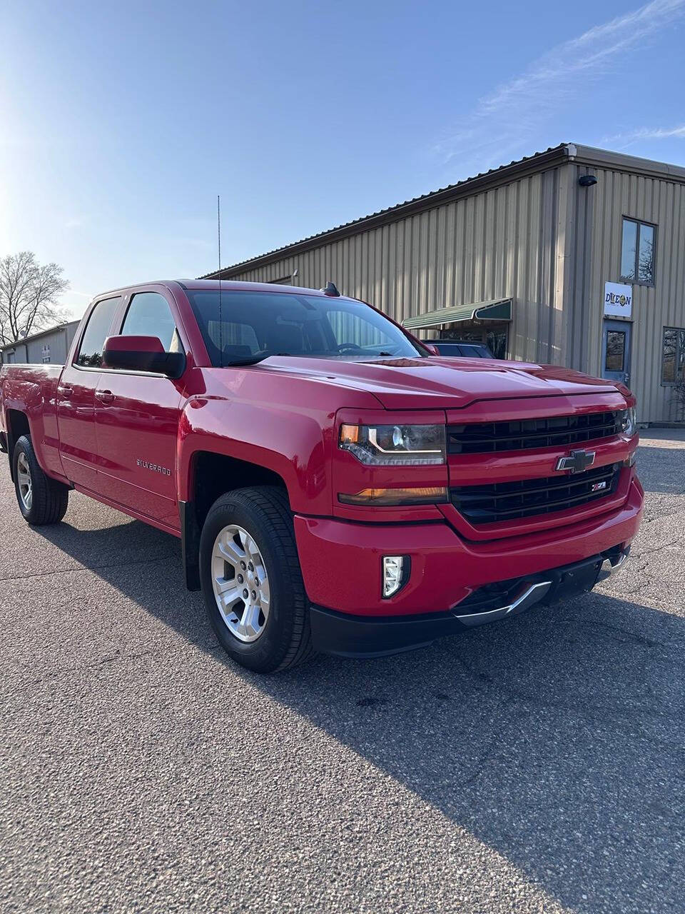 Red 2017 Chevrolet Silverado 1500 LT 4x4 LT 4dr Double Cab 6.5 ft. SB 1