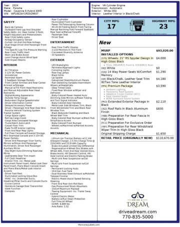 2024 Porsche Cayenne E-Hybrid