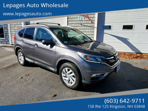 2015 Honda CR-V for sale at Lepages Auto Wholesale in Kingston NH