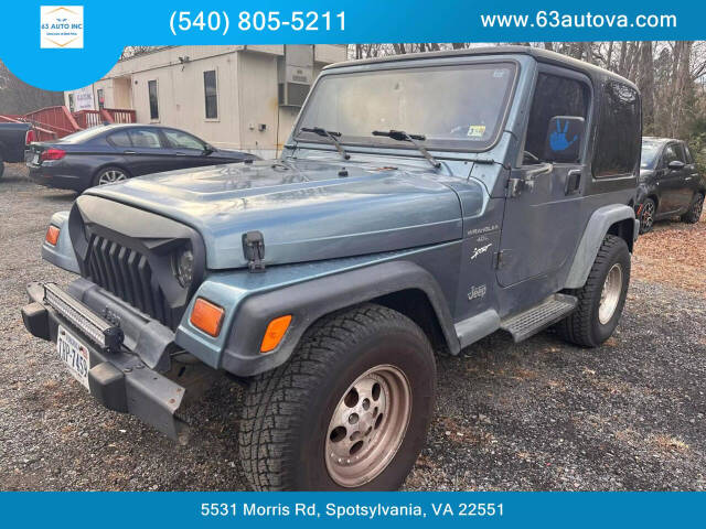 1998 Jeep Wrangler for sale at 63 Auto Inc in Spotsylvania, VA