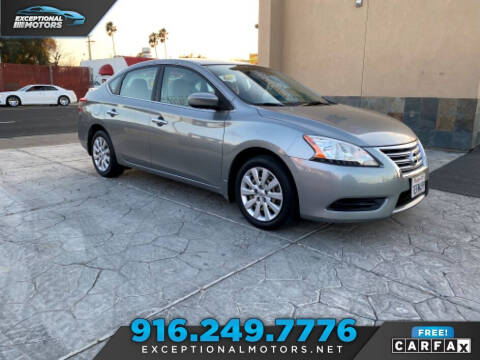 2013 Nissan Sentra for sale at Exceptional Motors in Sacramento CA