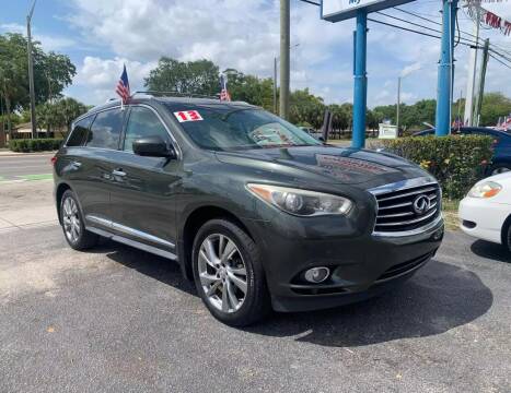 2013 Infiniti JX35 for sale at AUTO PROVIDER in Fort Lauderdale FL