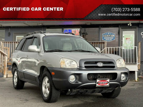 2006 Hyundai Santa Fe for sale at CERTIFIED CAR CENTER in Fairfax VA