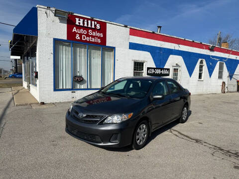 2011 Toyota Corolla for sale at Hill's Auto Sales LLC in Toledo OH