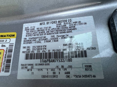 2015 Ford Mustang V6