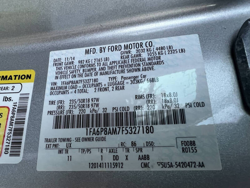 2015 Ford Mustang V6