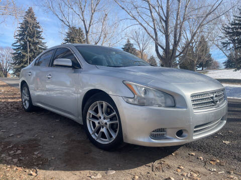 2010 Nissan Maxima for sale at BELOW BOOK AUTO SALES in Idaho Falls ID