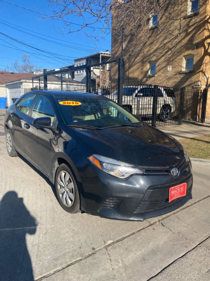 2015 Toyota Corolla for sale at Macks Motor Sales in Chicago, IL